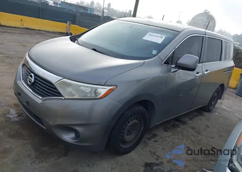 2011 Nissan Quest S from USA, damaged, VIN JN8AE2KP2B9010608